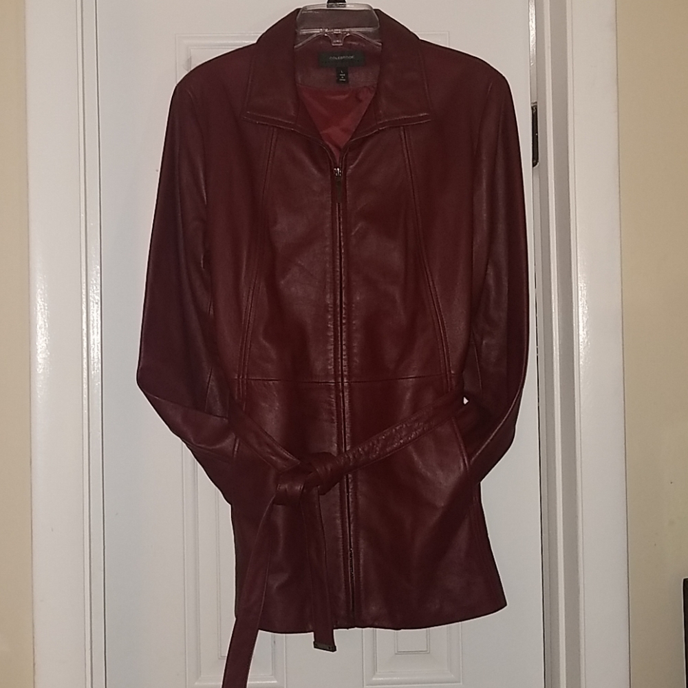 *NEW* Red Leather Jacket